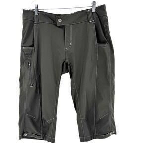 Guides Choice For Her Capri Crop Pants Women's 10 Gray Hiking Stretch Outdoors